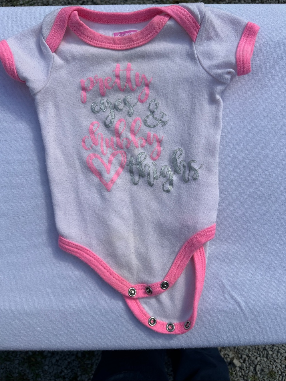 3-Pack Girls' Sleeveless Bodysuits & Romper - Unicorns, Floral, Pink Trim(44) - Picture 4 of 7